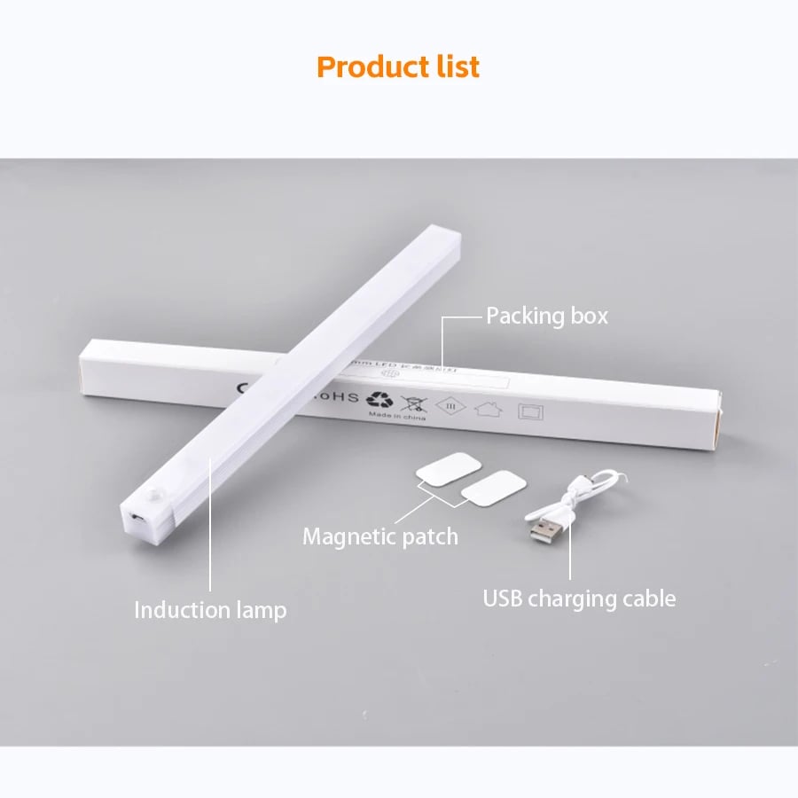 💡Selvklæbende Smarte Sensor Magnetiske Genopladelige LED-lys
