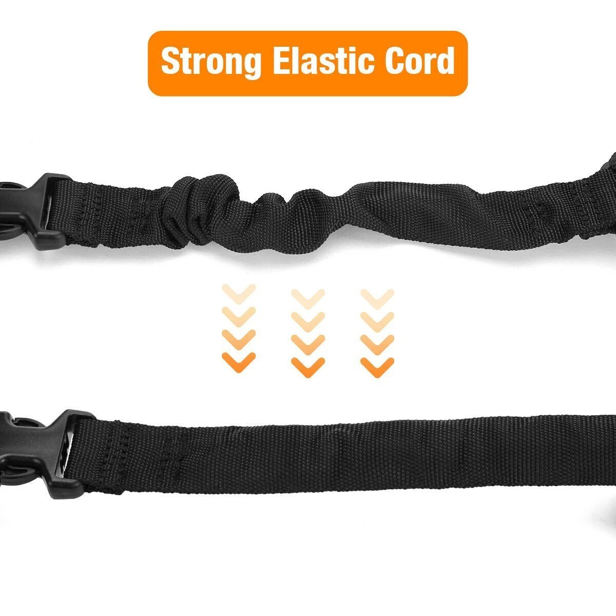 Taktisk single point-bungee-rem med M-LOK QD-beslag