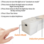💡Selvklæbende Smarte Sensor Magnetiske Genopladelige LED-lys