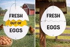 🥚Färska Ägg i Plåt - Rustik Lantlig Inredning för Hönshus & Marknad🏠🐔