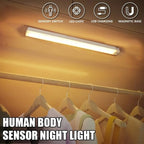 💡Selvklæbende Smarte Sensor Magnetiske Genopladelige LED-lys