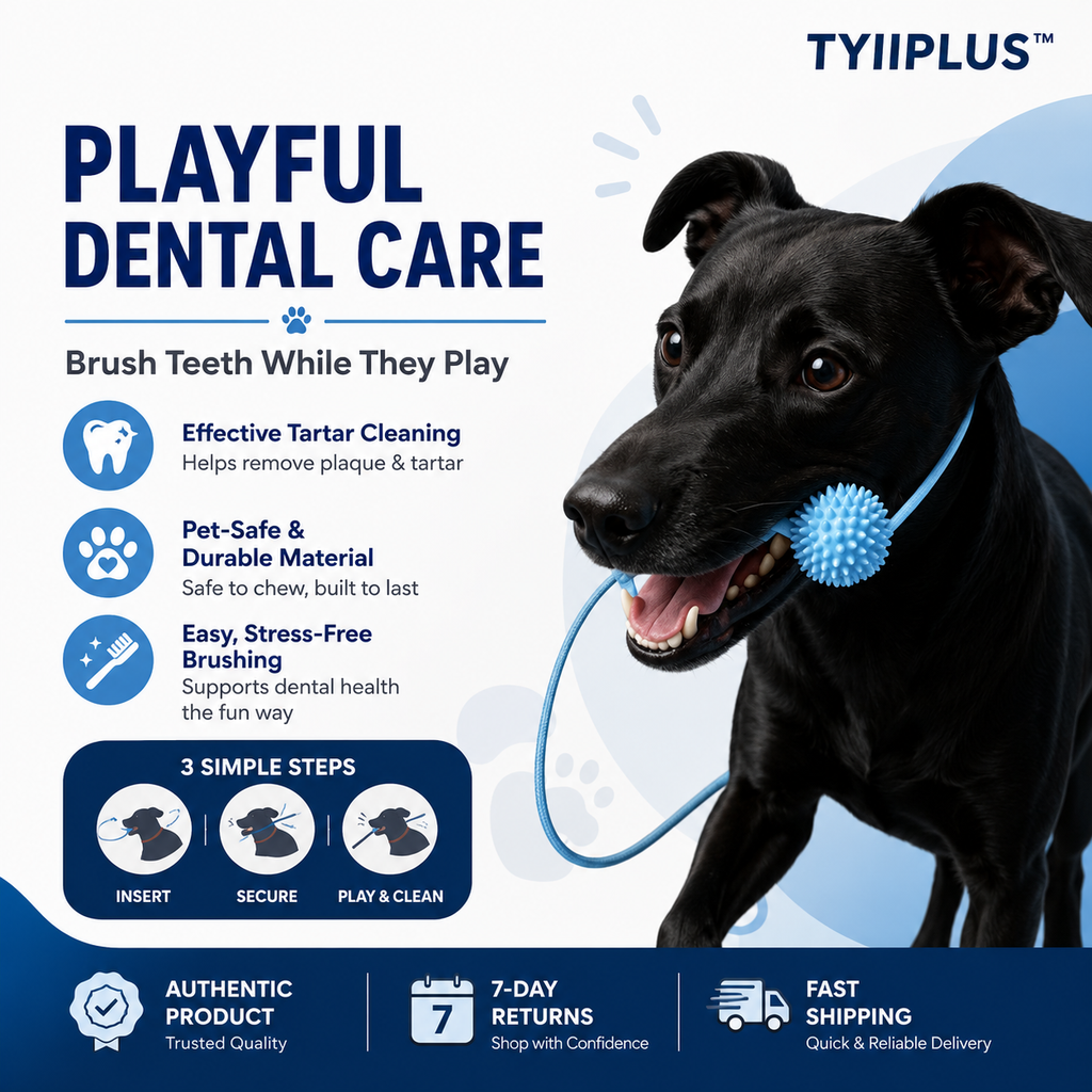 TYIIPLUS™ Dog Dental Cleaning Chew Toy