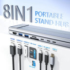 USB C Laptopstander med Dockingstation