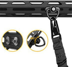 Taktisk single point-bungee-rem med M-LOK QD-beslag