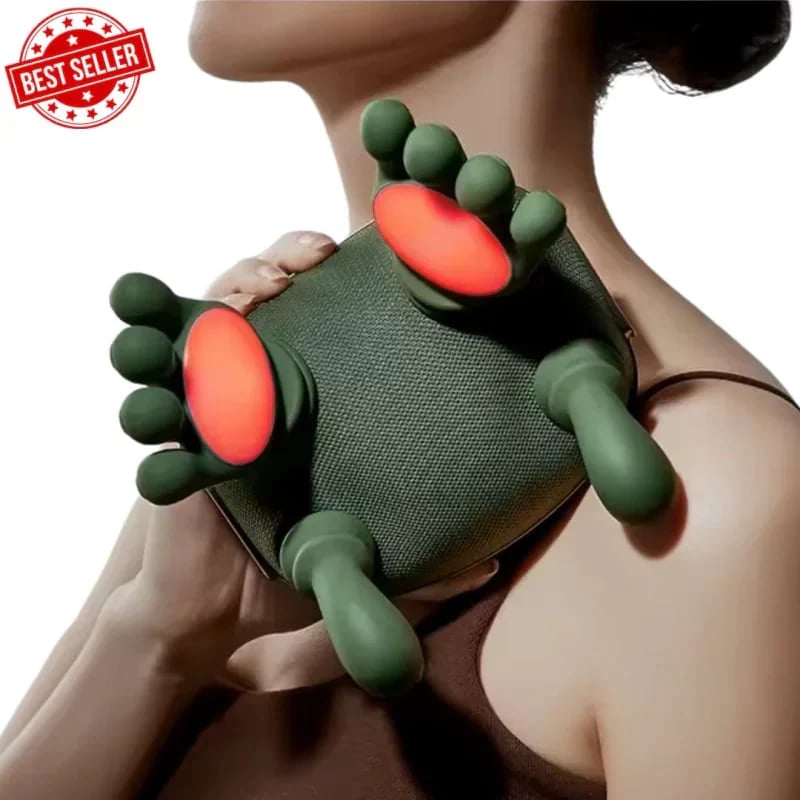 🔥3D Shiatsu nakkemassageapparat + varme