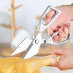 ✂️ Heavy-Duty Kitchen Scissors - Multi-Function & Dishwasher Safe, Perfect for Poultry, Herbs and Daily Use 🍗✨