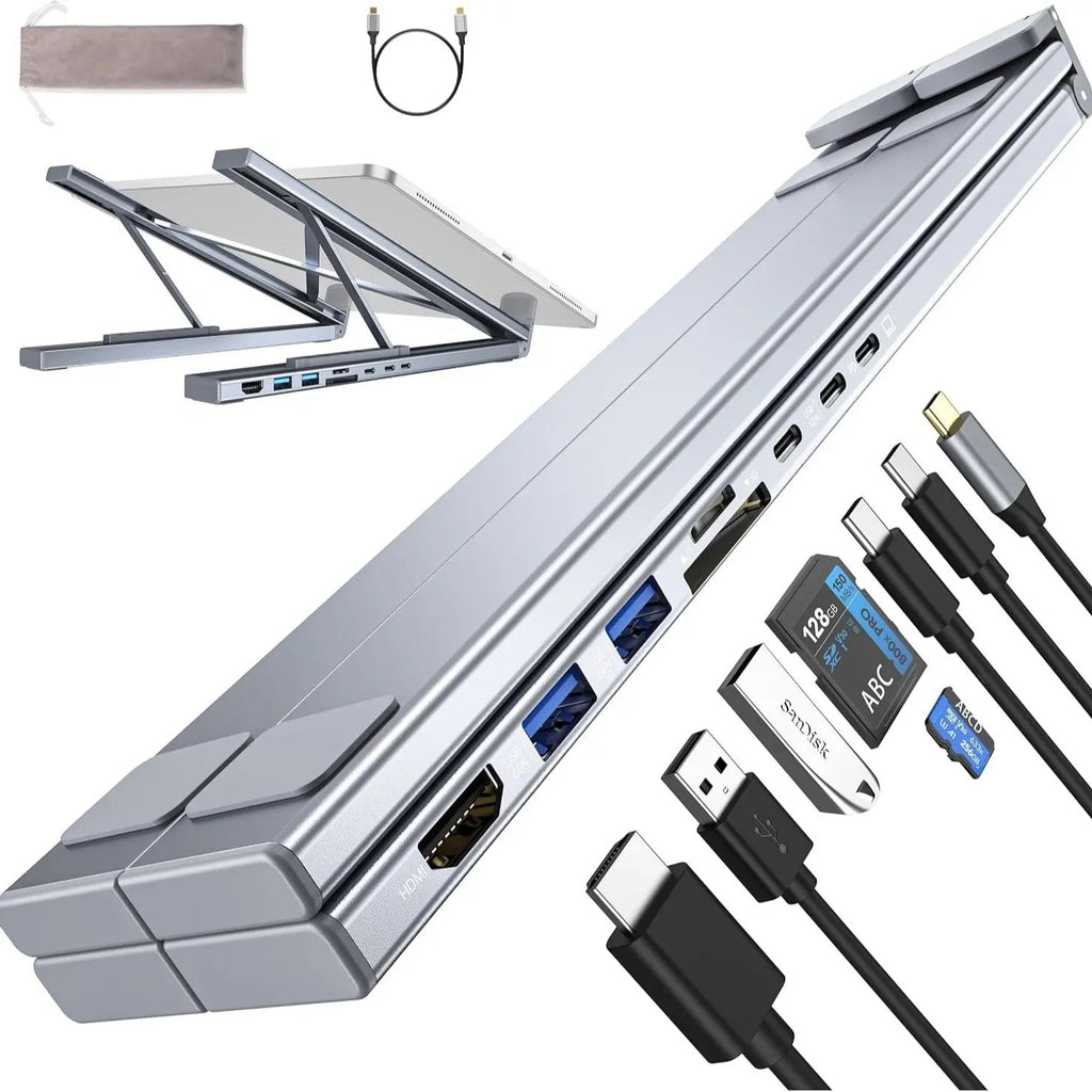 USB C Laptopstander med Dockingstation