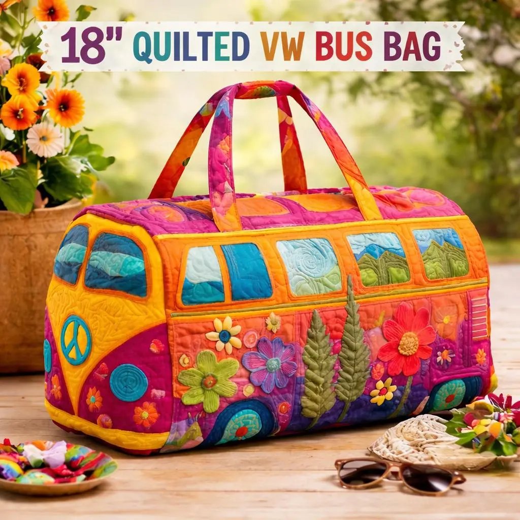 Unisex Boho Vatteret Weekender Rejsetaske, Let & Komfortabel, Hippie Design