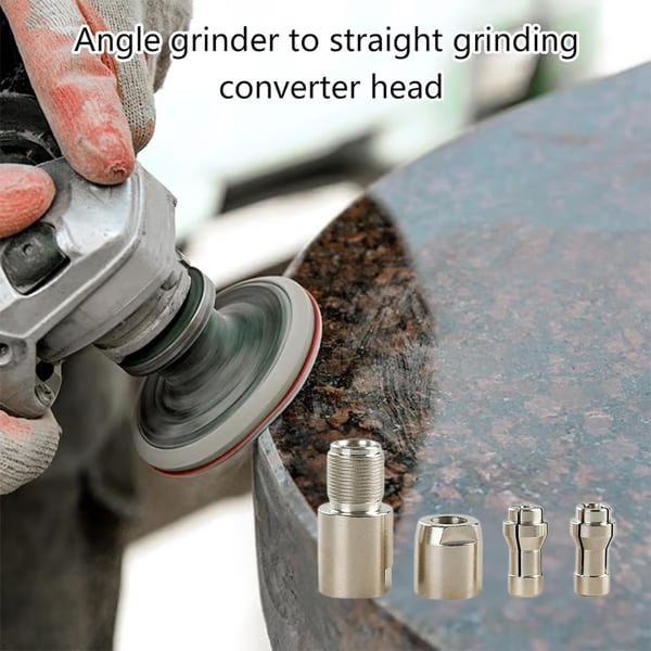 ⚙️Vinkelsliber Konverteringssæt 🔧 3 mm/6 mm Dobbelt Spændetang – Universal Ligesliber Adapter til Udskæring & Polering