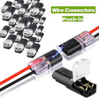 Double-Wire Plug-in Connector Led Light Strip Connectors 1/2/3Pin