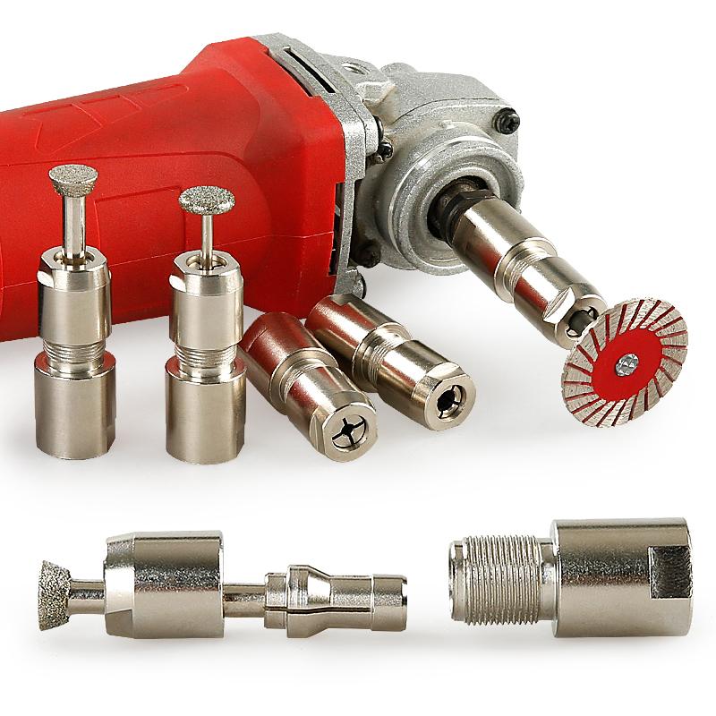 ⚙️Vinkelsliber Konverteringssæt 🔧 3 mm/6 mm Dobbelt Spændetang – Universal Ligesliber Adapter til Udskæring & Polering