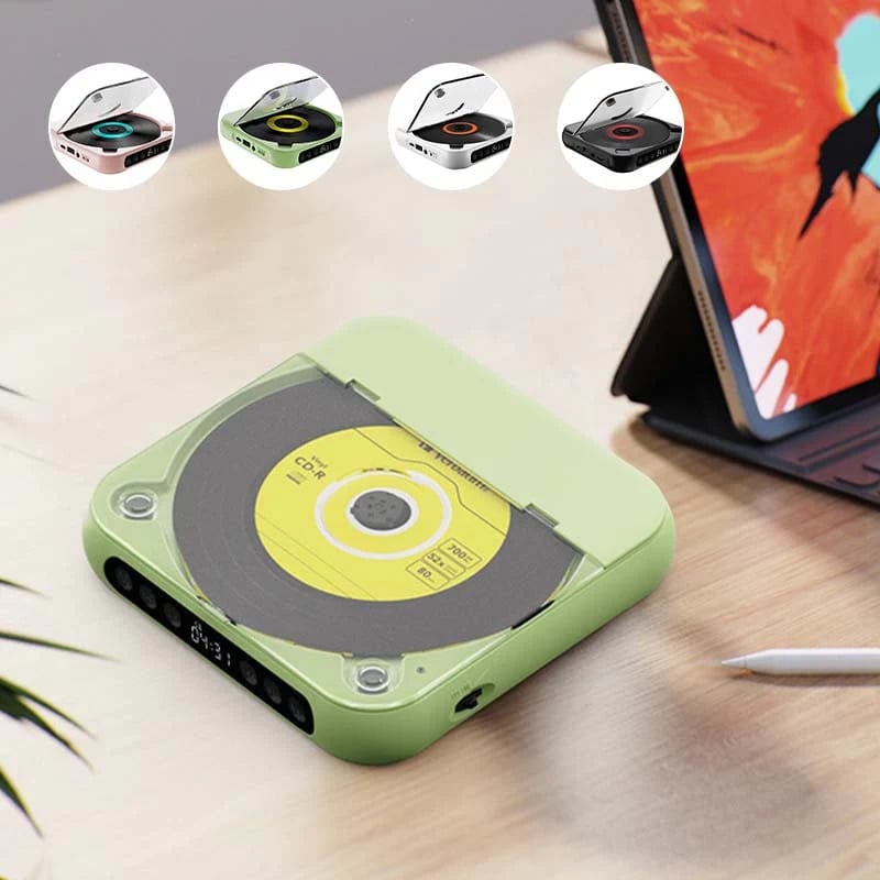 Bærbar Bluetooth CD-afspiller ❤️ Den perfekte gave til musikelskere