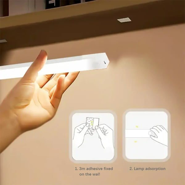 💡Selvklæbende Smarte Sensor Magnetiske Genopladelige LED-lys