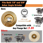 11PCS Wood Carving Disc Set for 4" or 4½" Angle Grinder – Stump Tool Grinding Wheel, Woodworking Attachment