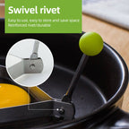 Stegte æg ringe i rustfrit stål