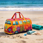 Unisex Boho Vatteret Weekender Rejsetaske, Let & Komfortabel, Hippie Design