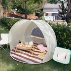 🌞 ⛺ UV-beskyttende pop-up strandtelt