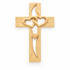 ✝️Handcrafted Two Heart Cross
