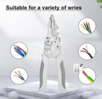 Universal Quick Lever Electrical Wire Connectors (24-12 AWG) Assortment (50/100Pcs) + Wire Stripper