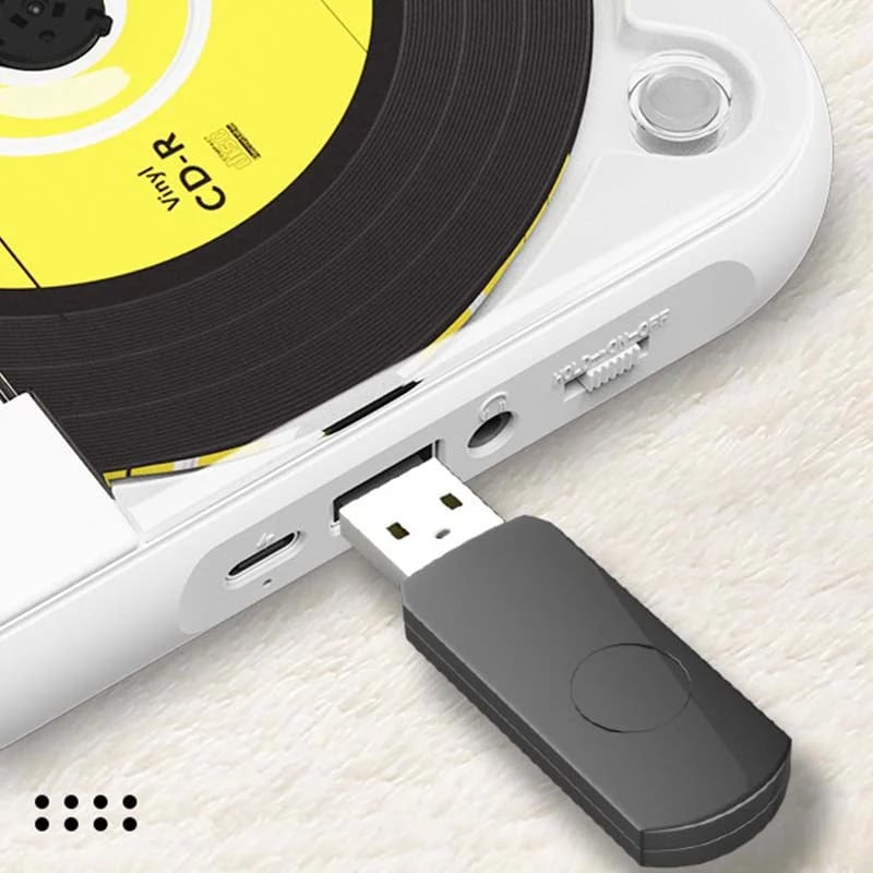 Bærbar Bluetooth CD-afspiller ❤️ Den perfekte gave til musikelskere