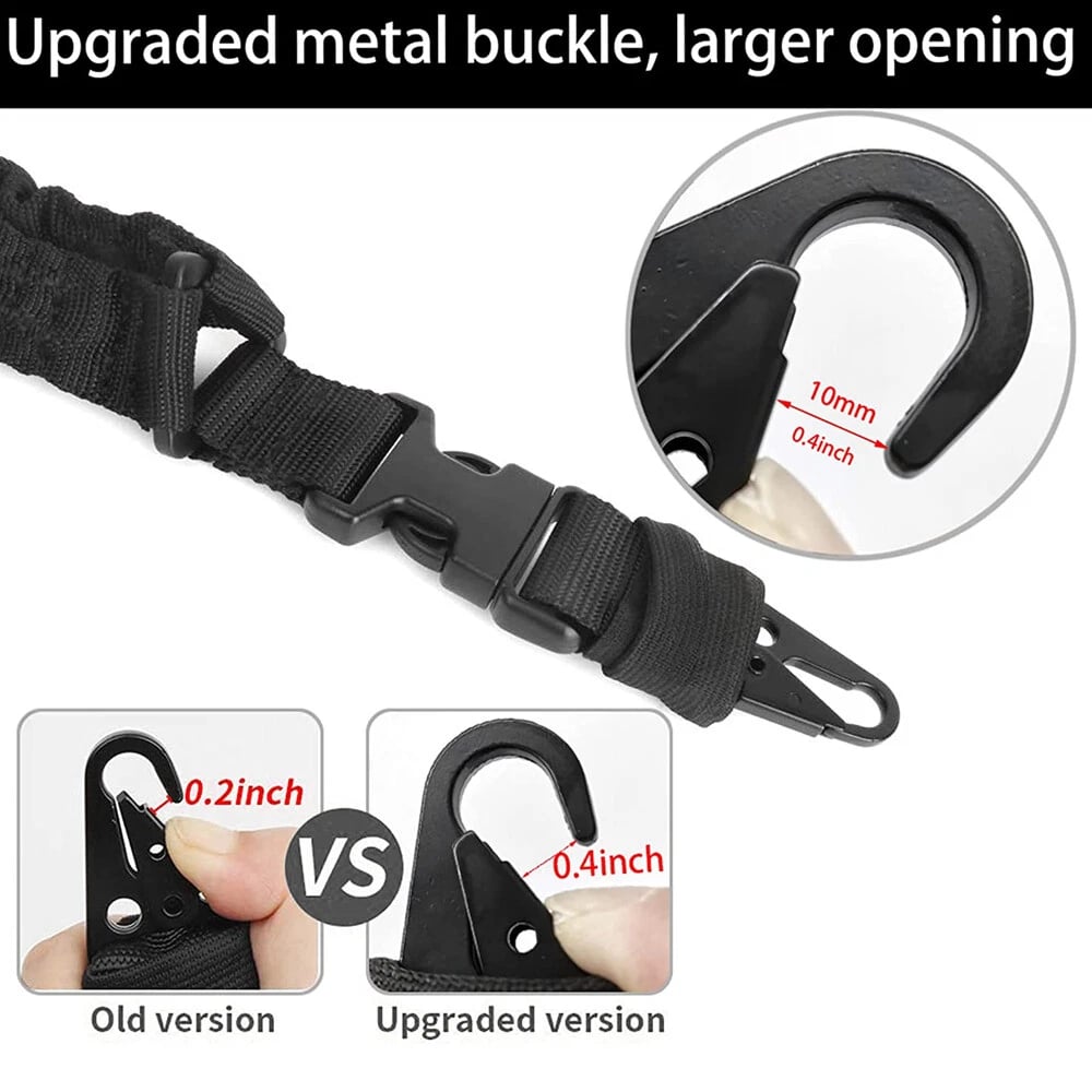 Taktisk single point-bungee-rem med M-LOK QD-beslag
