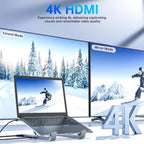 USB C Laptopstander med Dockingstation