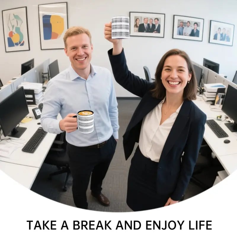 🔥"Fuck This Shit" Krus, Sjovt Keramisk Kaffekrus Med Skjult Besked
