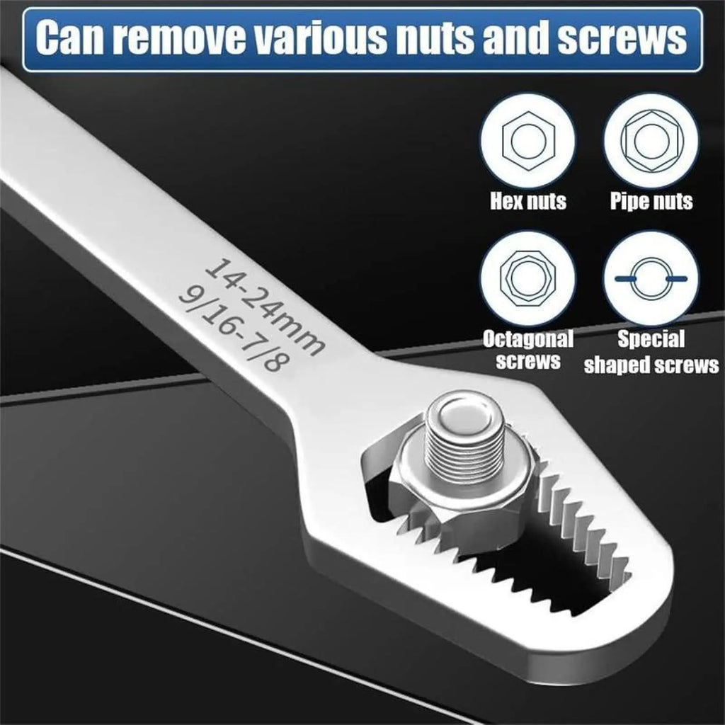 Universal Torx-nøgle med dobbelthoved | 8-22 mm, skridsikker | Kun gratis fragt i dag