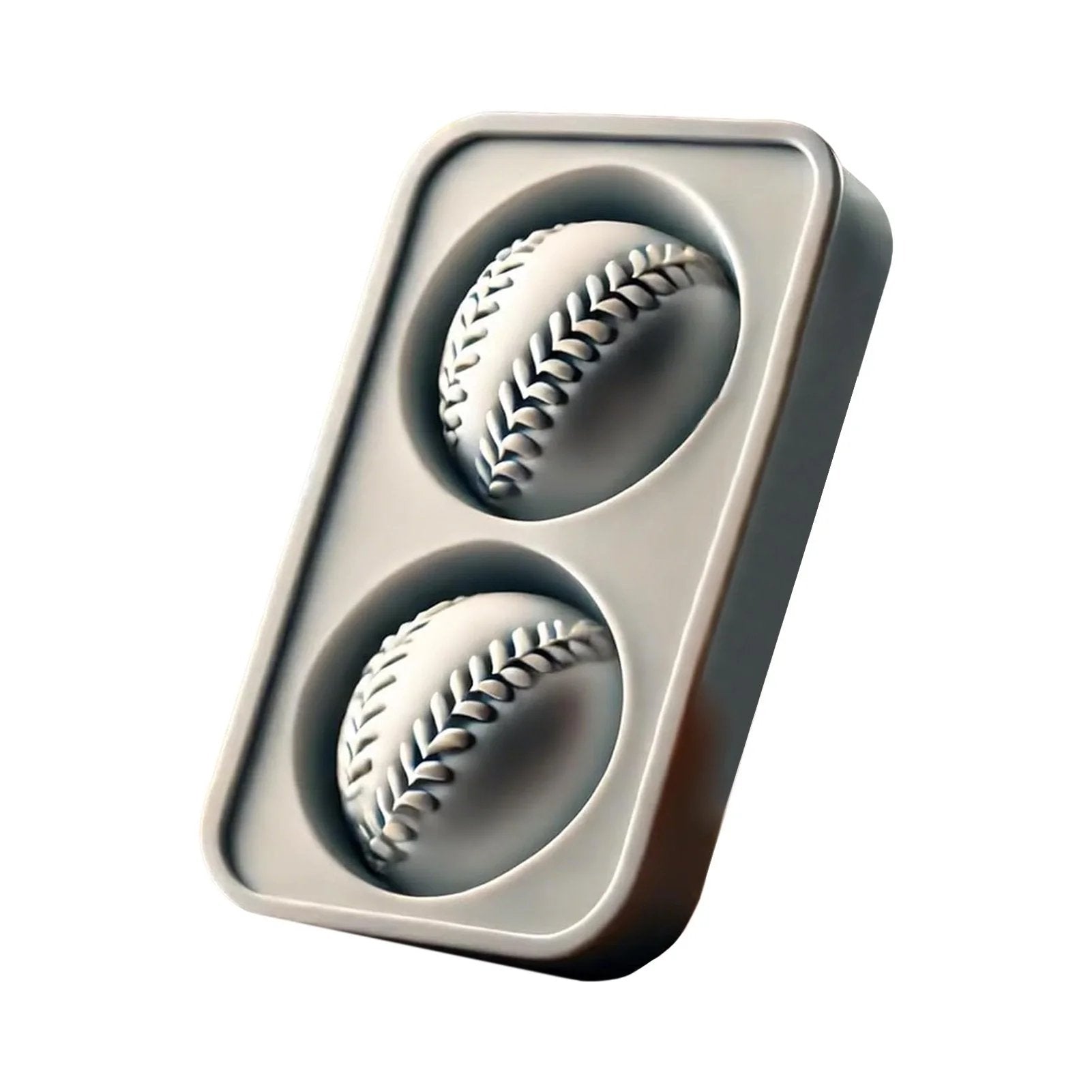 Baseball-isterningform – Langsomtsmeltende silikonekugleform til whisky, cocktails og mere ⚾🧊