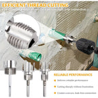 3-delars gängsats för PVC-rör, kraftig (1/2″, 3/4″, 1″ hane/hona) – för PVC-, PPR- och MPP-rör
